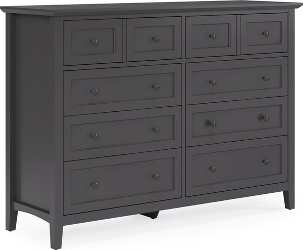 Halston Eight Drawer Dresser in Raven Black alternate view