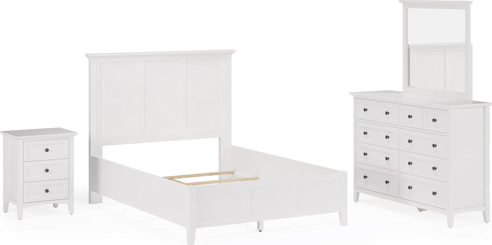 Halston Eight Drawer Dresser in Snowfall White - View 10