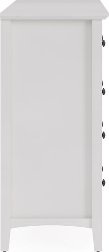 Halston Eight Drawer Dresser in Snowfall White - View 4