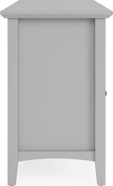 Halston Ent Console 64W - Elephant Grey - View 4