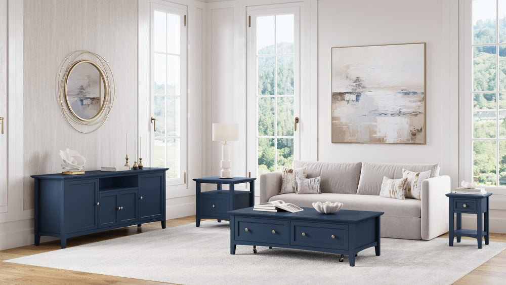 Halston Ent Console 74W - Blbry - View 6