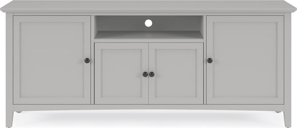 Halston Ent Console 74W - Elephant Grey