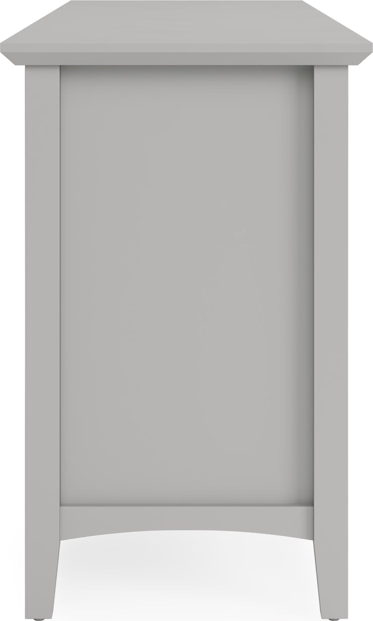 Halston Ent Console 74W - Elephant Grey - View 3