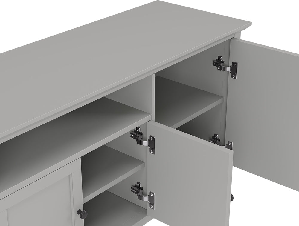 Halston Ent Console 74W - Elephant Grey - View 4