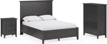 Halston Five Drawer Chest in Raven Black - View 10