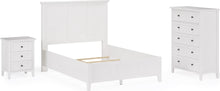 Halston Five Drawer Chest in Snowfall White - View 7