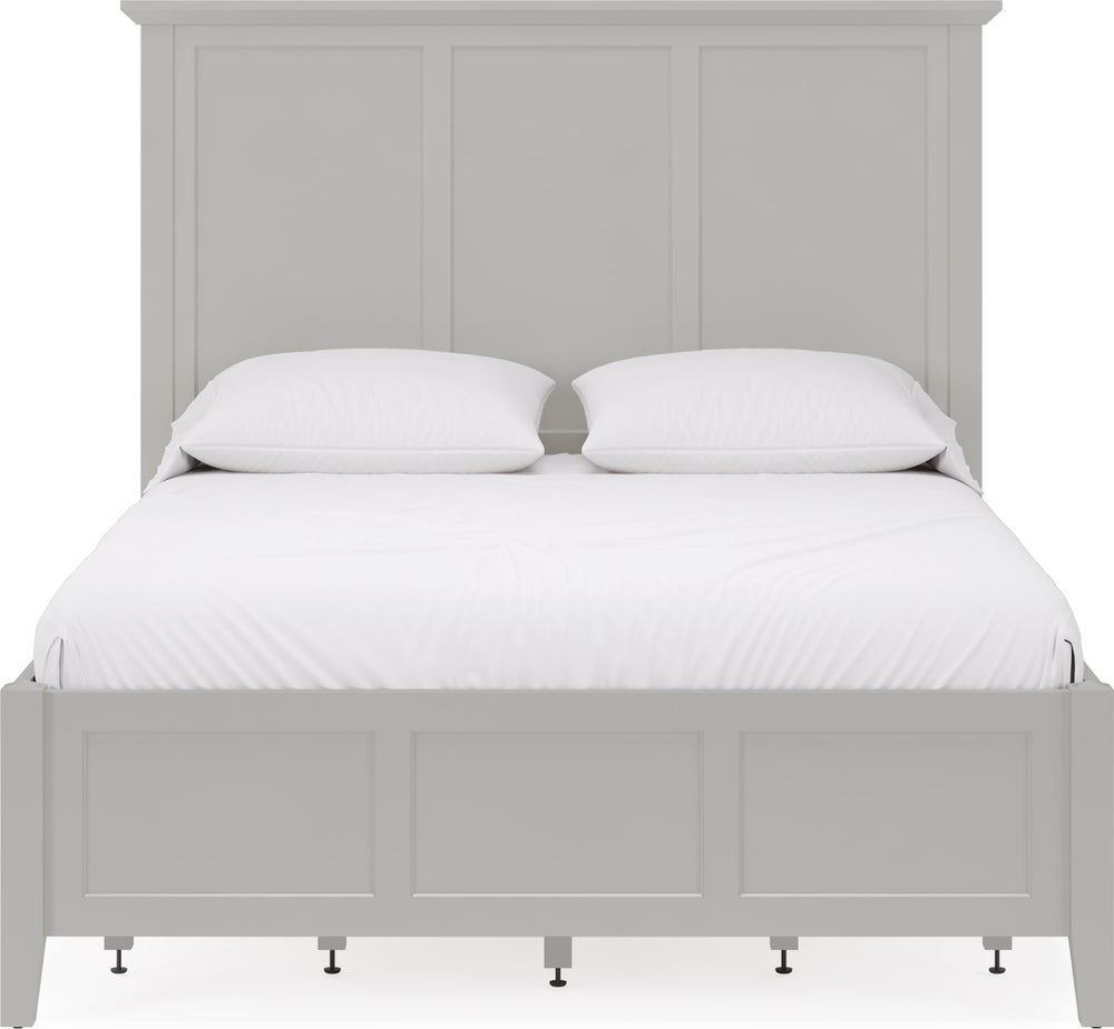 Halston Four Drawer Platform Storage Bed in Elephant Gray - View 2