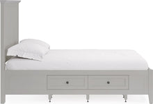 Halston Four Drawer Platform Storage Bed in Elephant Gray - View 4