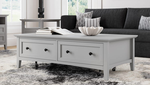 Halston Rectangle Coffee Table - Elephant Grey alternate view