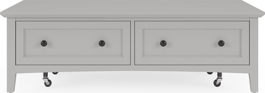 Halston Rectangle Coffee Table - Elephant Grey - View 2