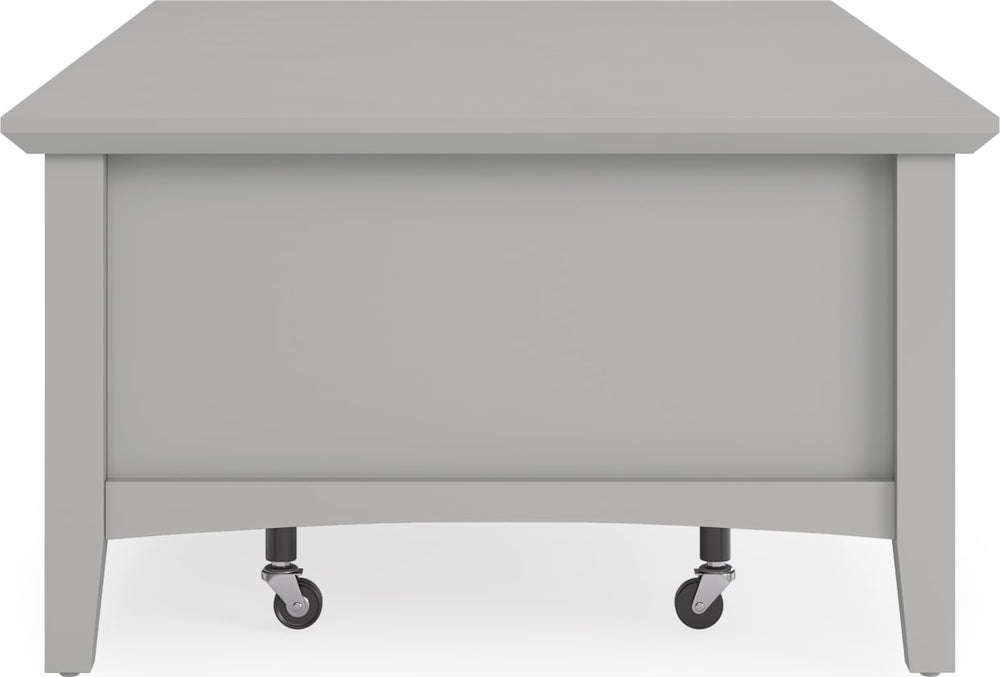 Halston Rectangle Coffee Table - Elephant Grey - View 5