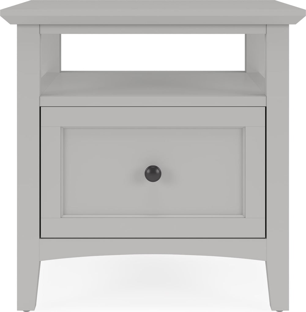Halston Square End Table - Elephant Grey - View 2