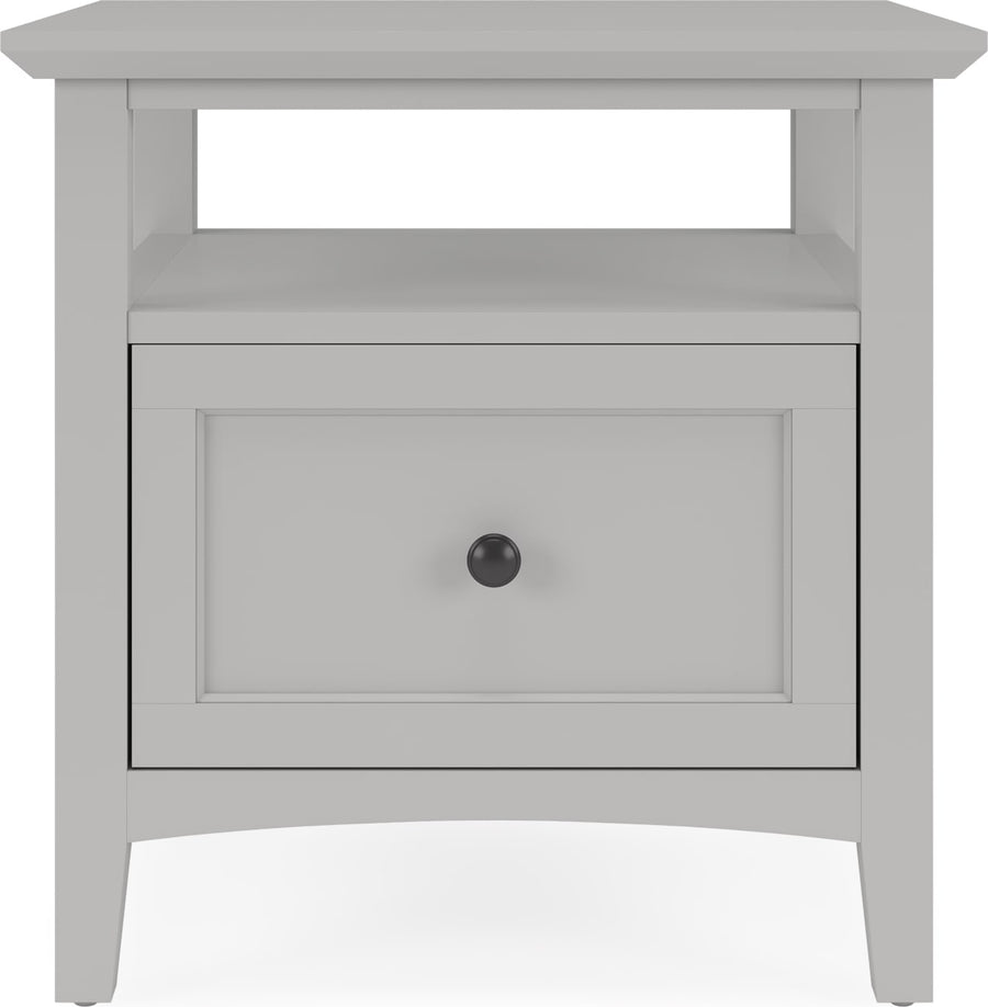 Halston Square End Table - Elephant Grey - View 2