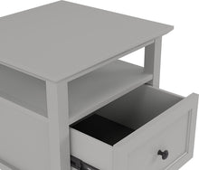 Halston Square End Table - Elephant Grey - View 4
