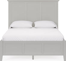 Halston Three Panel Bed in Elephant Grey - View 2