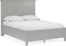 Halston Three Panel Bed in Elephant Grey - View 3