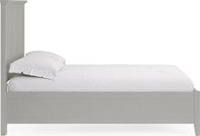 Halston Three Panel Bed in Elephant Grey - View 4