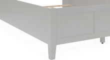 Halston Three Panel Bed in Elephant Grey - View 5