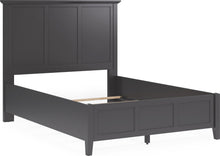 Halston Three Panel Bed in Raven Black - View 2