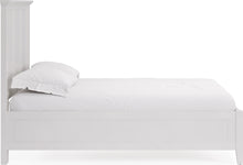 Halston Three Panel Bed in Snowfall White - View 4