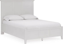 Halston Three Panel Bed in Snowfall White - View 5