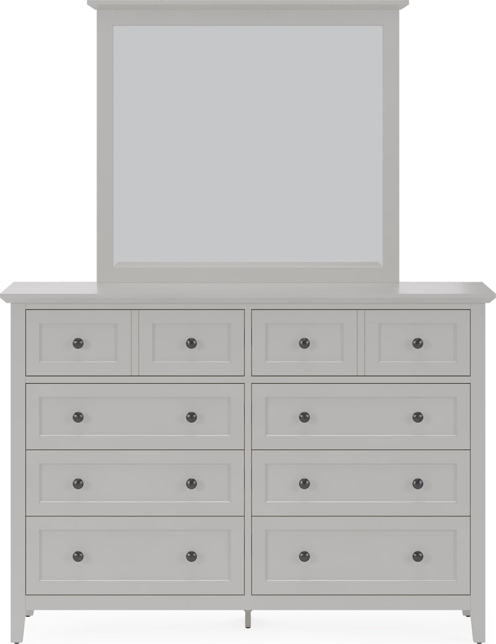 Halston Wall or Dresser Mirror in Elephant Grey - View 6