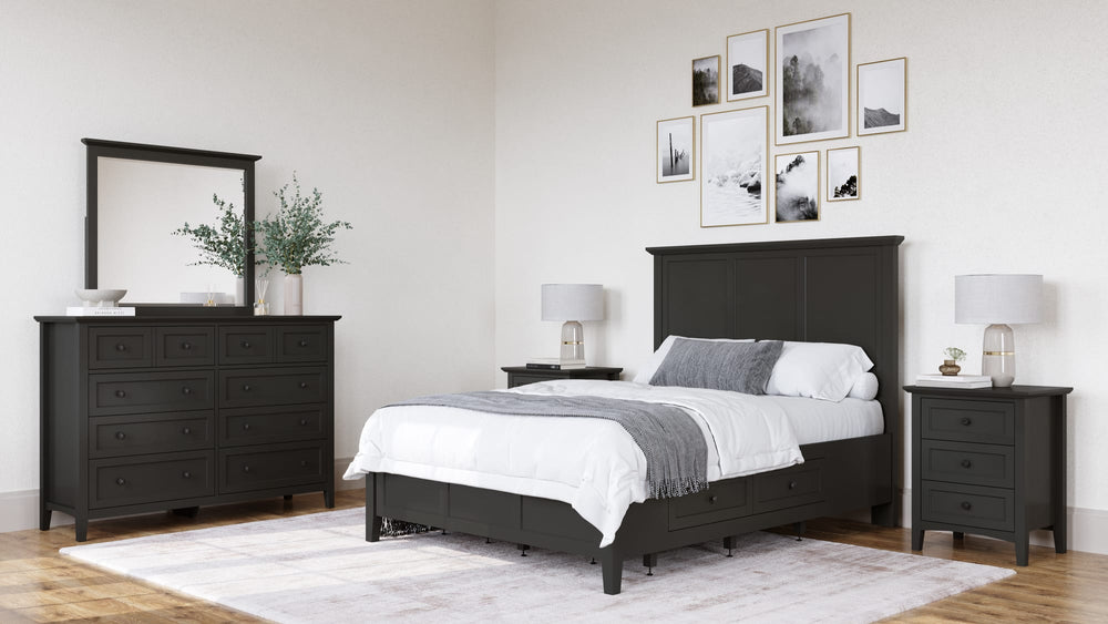 Halston Wall or Dresser Mirror in Raven Black - View 3