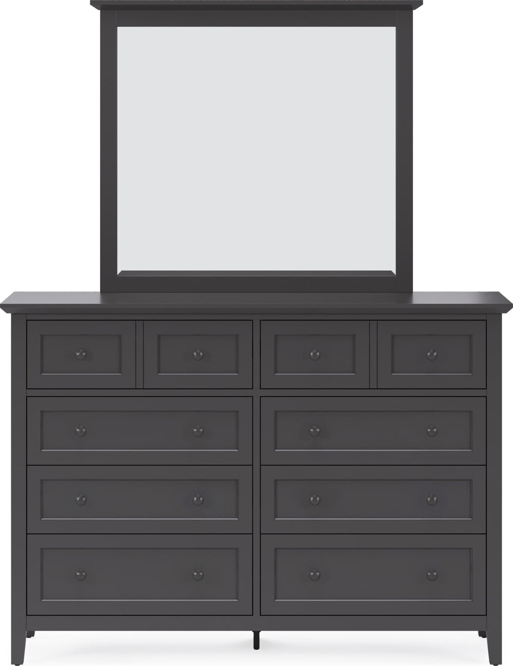 Halston Wall or Dresser Mirror in Raven Black - View 7