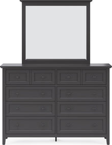 Halston Wall or Dresser Mirror in Raven Black - View 7