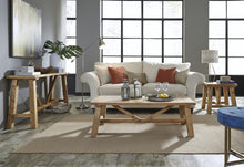Hadley Reclaimed Wood Square Side Table in Rustic Tawny - View 2