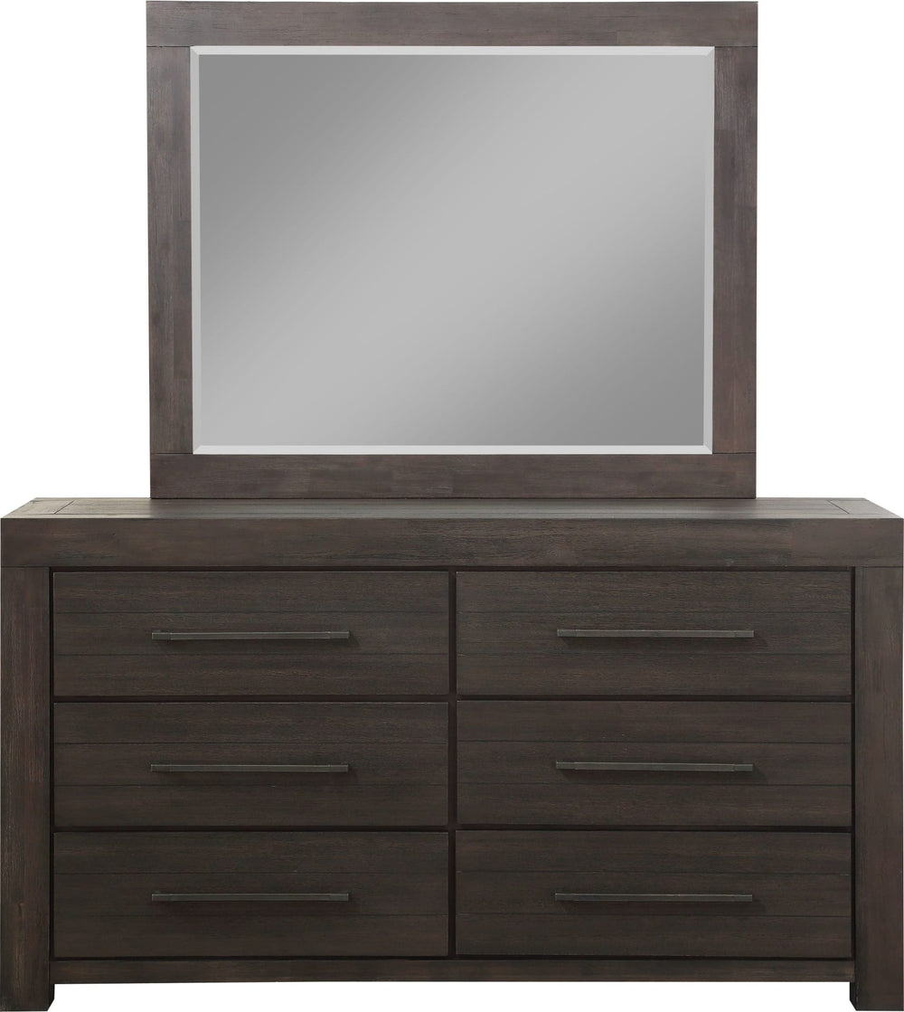 Hudson Six Drawer Dresser in Basalt Grey - View 3