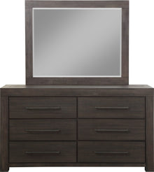Hudson Six Drawer Dresser in Basalt Grey - View 3