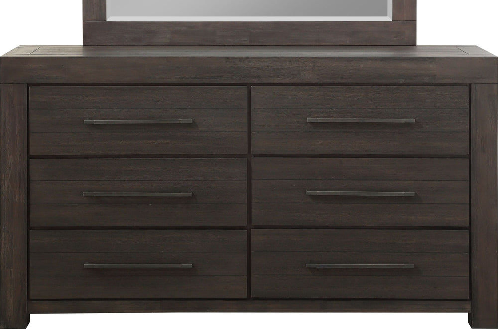 Hudson Six Drawer Dresser in Basalt Grey - View 4