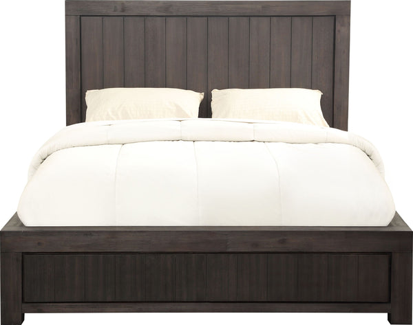Hudson Wood Platform Bed in Basalt Grey - View 2