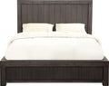 Hudson Wood Platform Bed in Grey