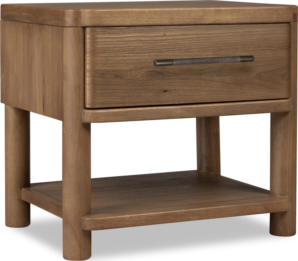 Holland 1 Drw Nightstand w/CM - Cbn Glw - View 3