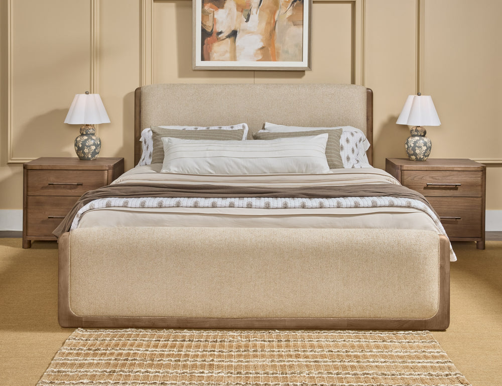 Holland Upholstered Queen Bed - Swtr/C Glw