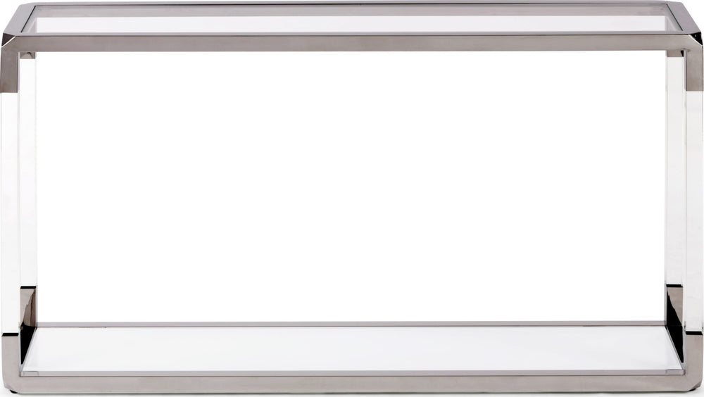 Jefferson Console Table in Acrylic/White Glass/PSS - View 5