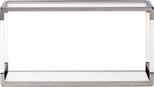 Jefferson Console Table in Acrylic/White Glass/PSS - View 5