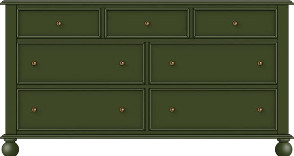 Kingsley 7-Drawer Dresser - Juniper