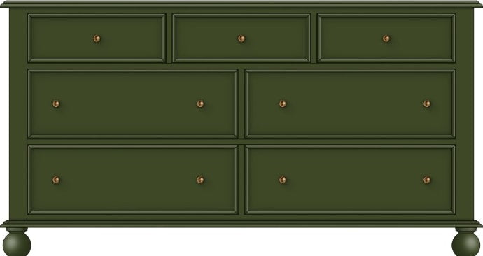 Kingsley 7-Drawer Dresser - Juniper