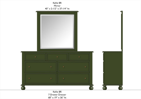 Kingsley 7-Drawer Dresser - Juniper alternate view