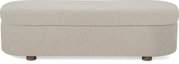 Kiki Upholstered Stg Bench - Whp Honey alternate view