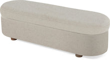 Kiki Upholstered Stg Bench - Whp Honey - View 3