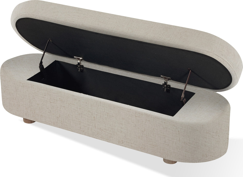 Kiki Uph Stg Bench - Whp Honey - View 4