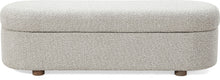 Kiki Upholstered Hinged Storage Bench in Cotton Ball Boucle (2026)