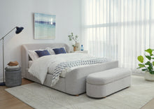 Kiki Upholstered Hinged Storage Bench in Cotton Ball Boucle (2026) - View 6