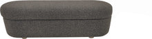 Kiki Upholstered Hinged Storage Bench in Pumpernickel Boucle (2026) - View 3