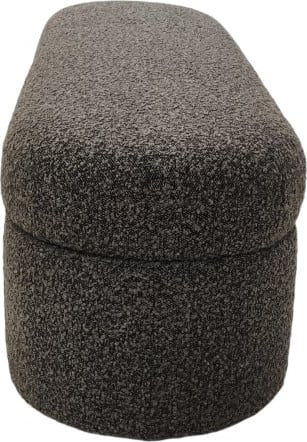 Kiki Upholstered Hinged Storage Bench in Pumpernickel Boucle (2026) - View 6