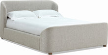 Kiki Upholstered Platform Bed in Cotton Ball Boucle - View 3
